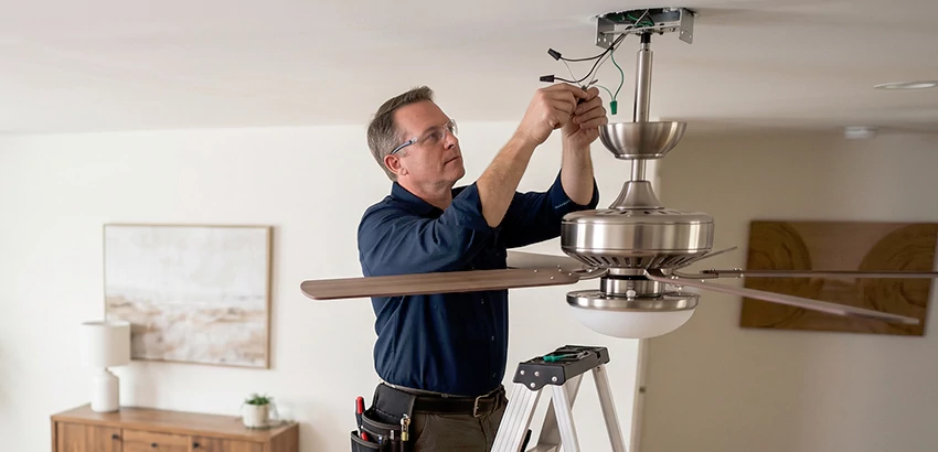 Ceiling Fan Light and Switch Repair in Ephrata