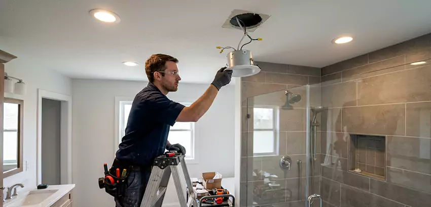 Bathroom and Shower Recessed Lighting Installation in Ephrata