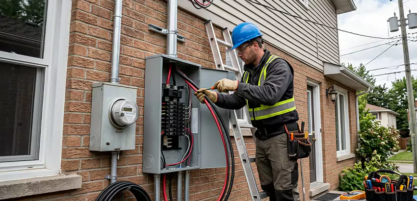 Outdoor Subpanel Installation in Ephrata
