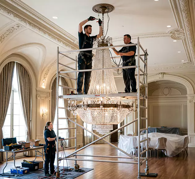 Professional Chandelier Installation: Your Local Fixture Team in Ephrata, PA